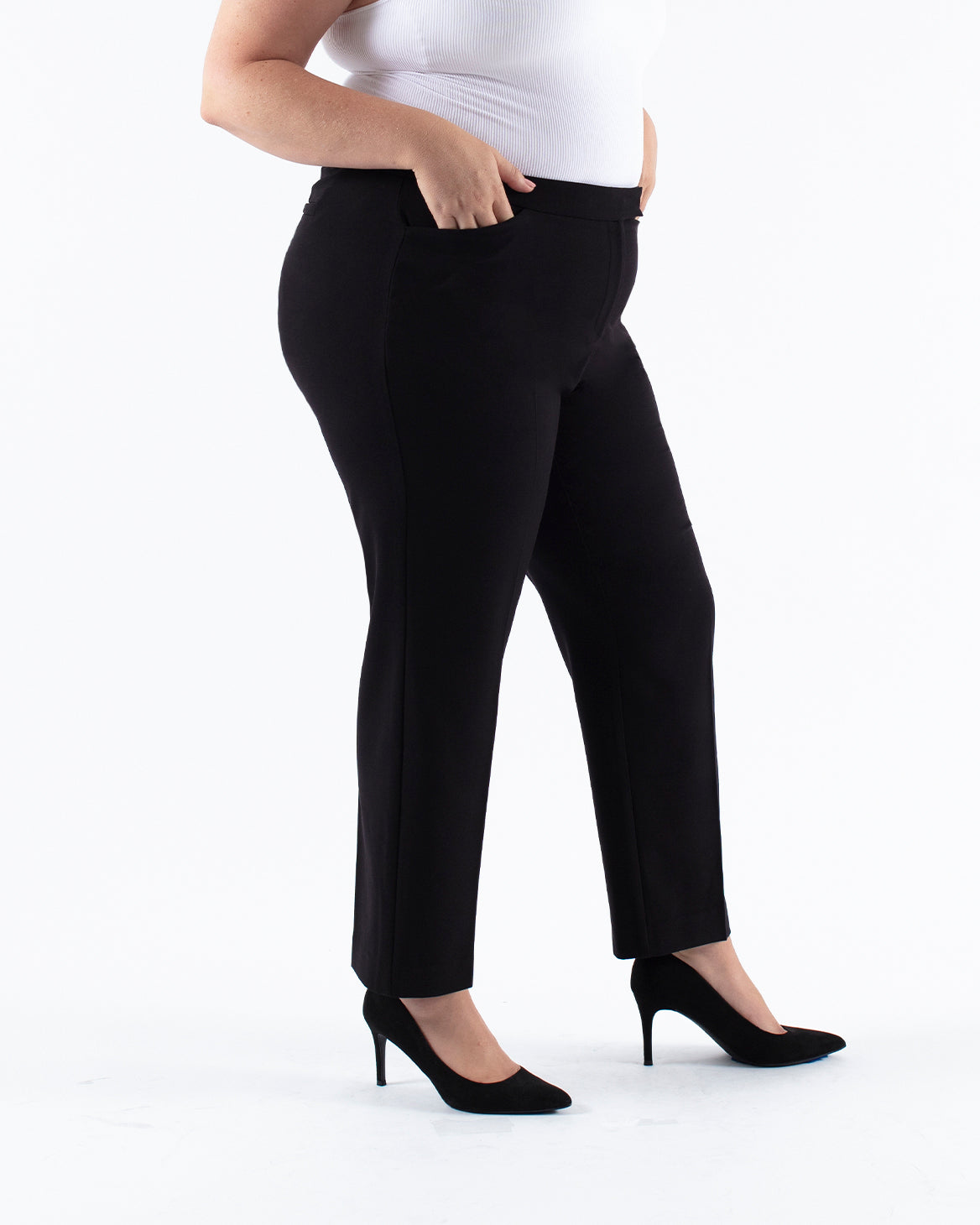 Ankle Front Zip Pant